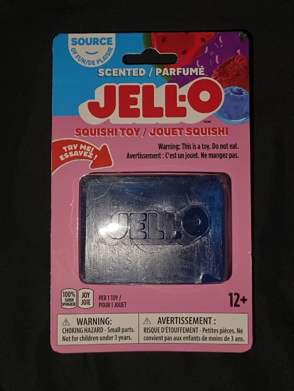 Scented Blue Squish Toy - Jell-O Brand